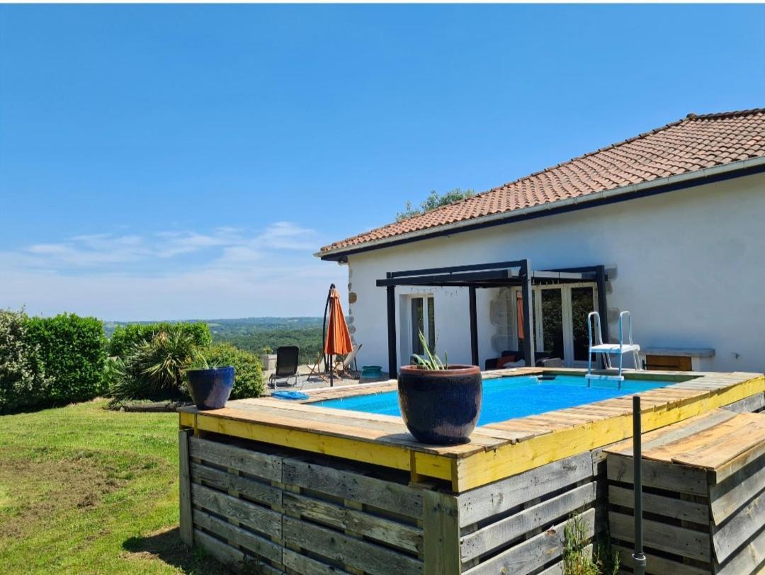 Family Home With Pool Saint-Lon-Les-Mines Ngoại thất bức ảnh